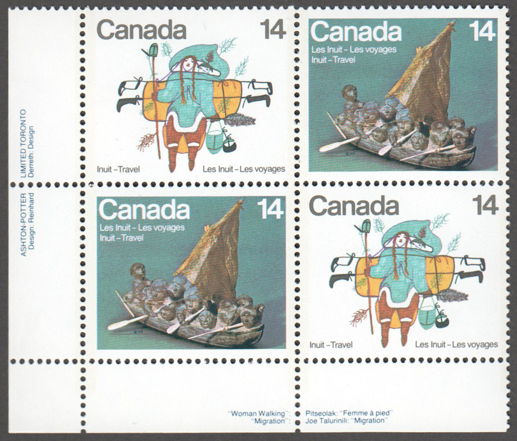 Canada Scott 770a MNH PB LL (A9-14) - Click Image to Close
